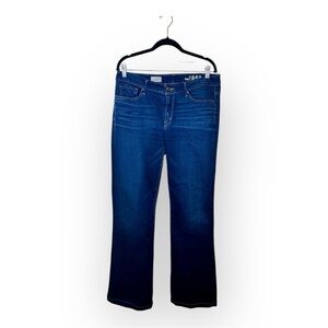 GAP 1969 Long & Lean Bootcut Jeans Dark Wash Stretch Denim Size 30/10T
